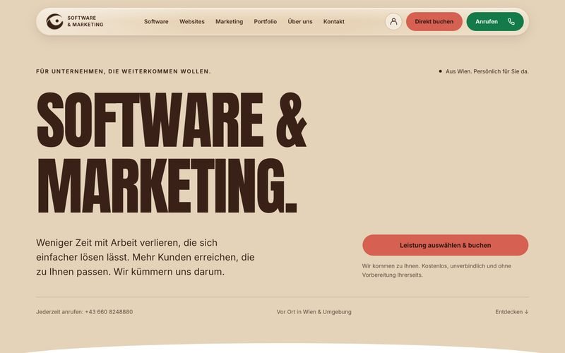 Startseite von m-k.marketing