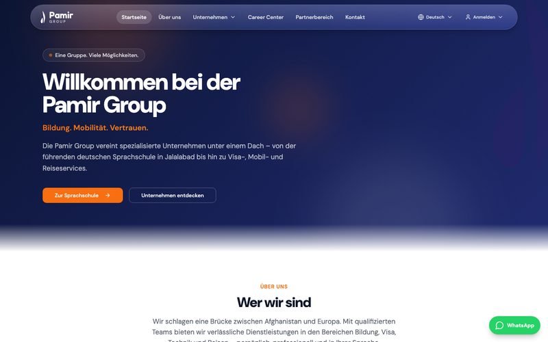 Startseite von pamirgroup.site